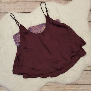 NWT Intimately Free People purple spaghetti strap top